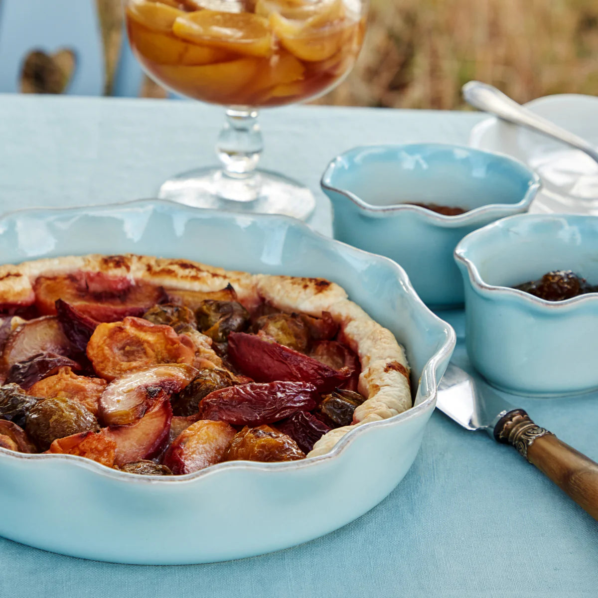 Casafina Ruffled Pie Dish