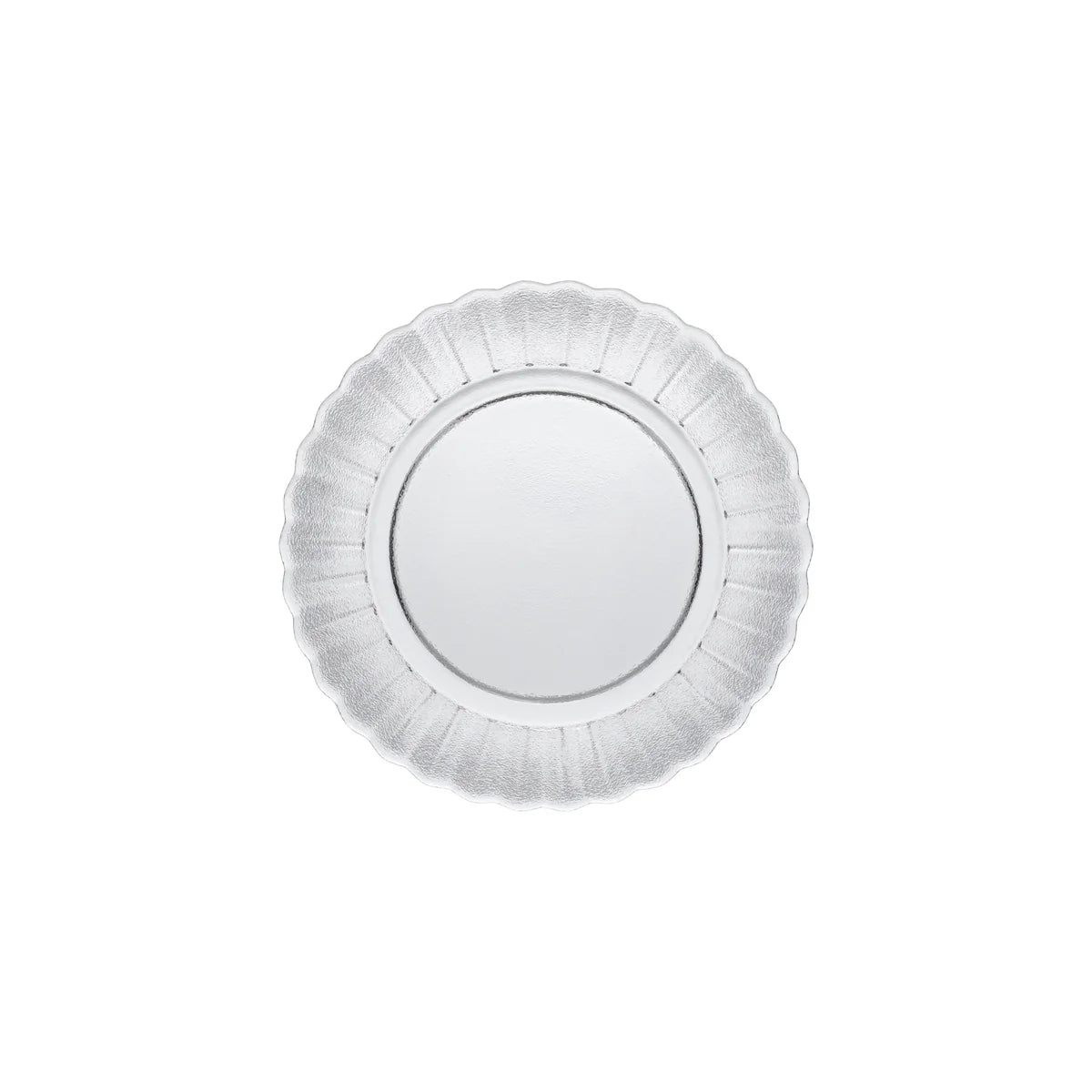 Cristal Clear Glass Salad/Dessert Plate