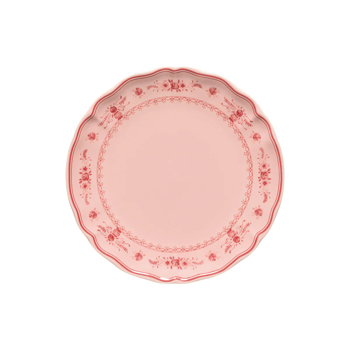 Vila Pink/Red Dinner Plate