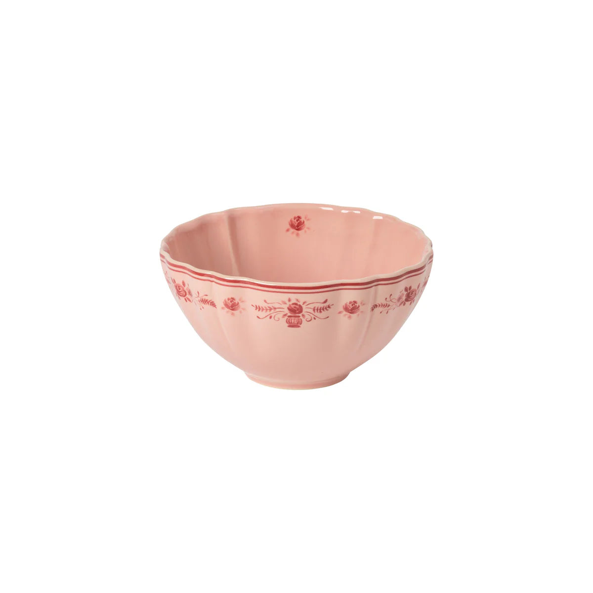 Vila Pink/Red Cereal Bowl