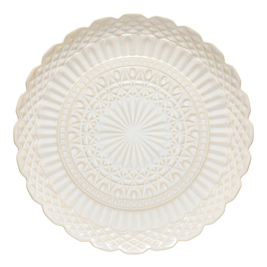 Cristal White Round Platter