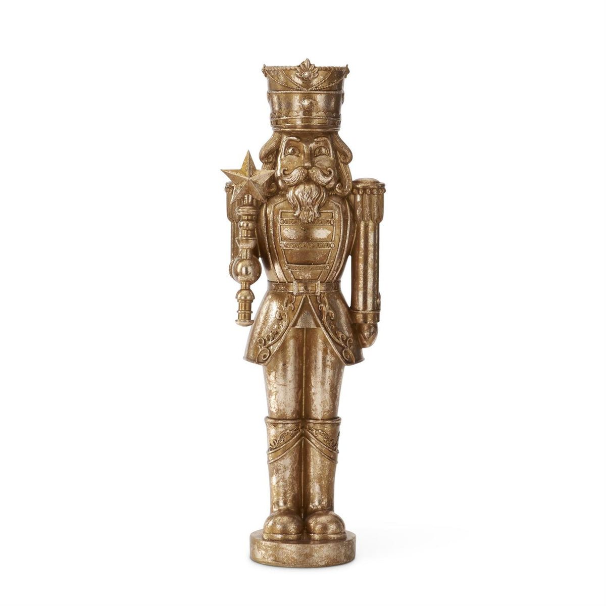 Gold Nutcracker w/Star Scepter