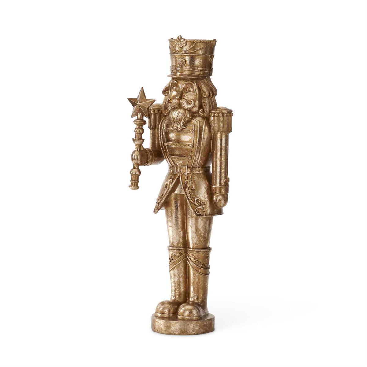 Gold Nutcracker w/Star Scepter