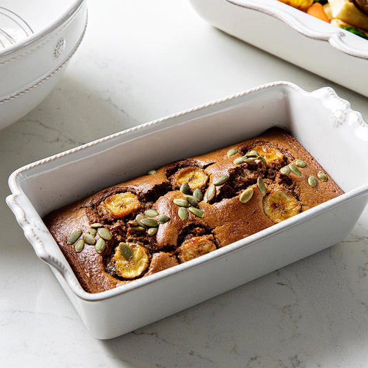 Berry & Thread Loaf Pan - Whitewash