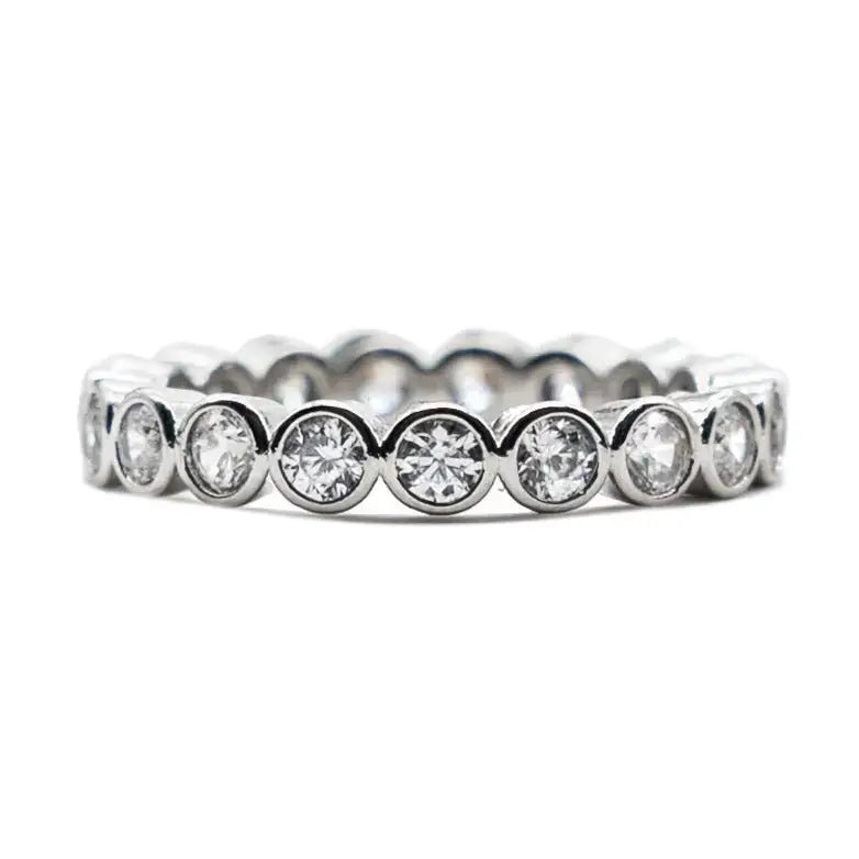 18K Gold Tennis Ring