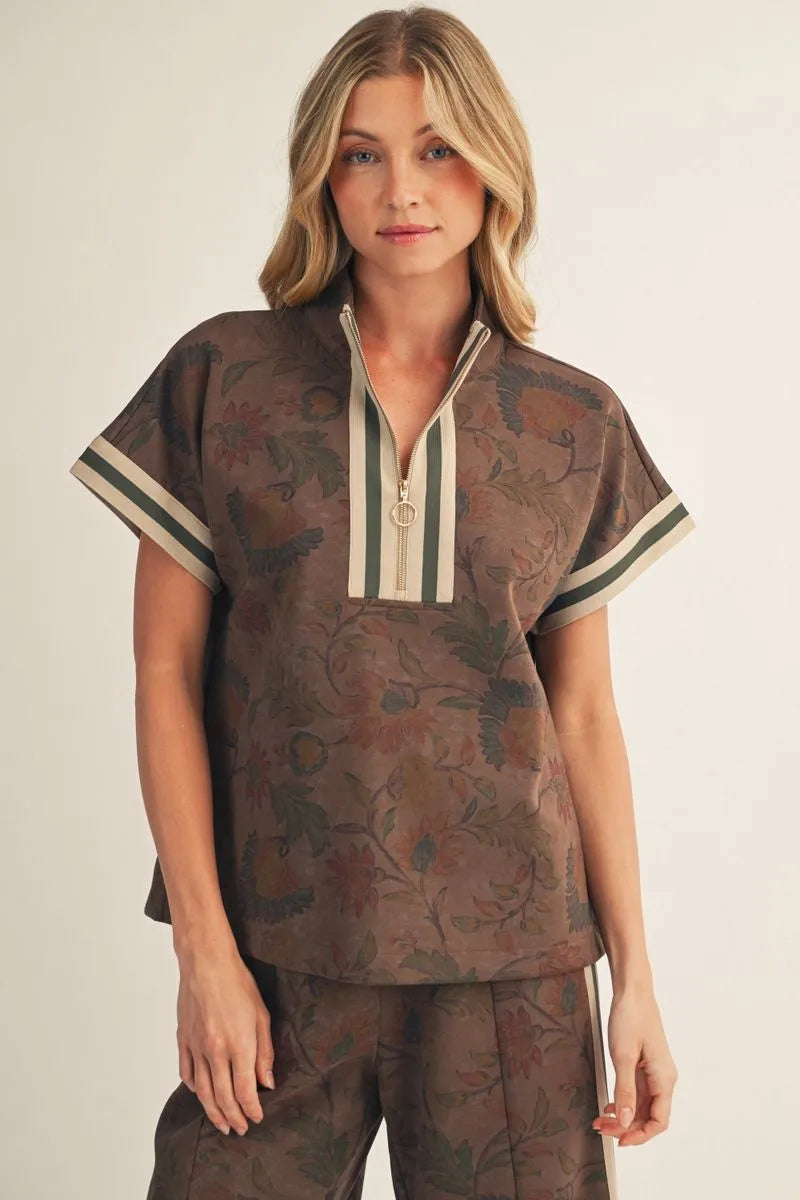 Maple and Mocha Pant Suit