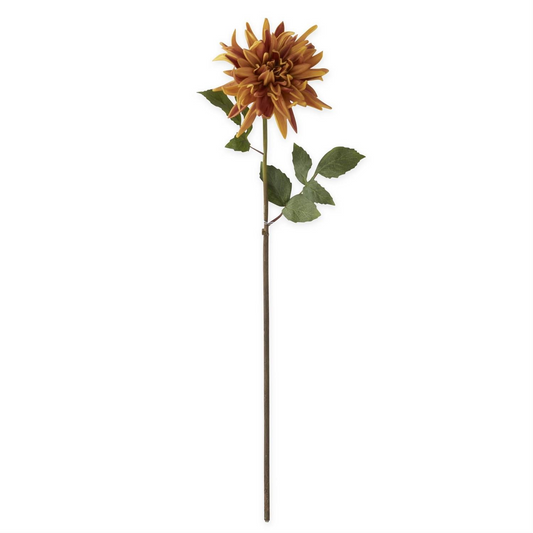 28.25 Inch Orange Real Touch Dahlia Stem