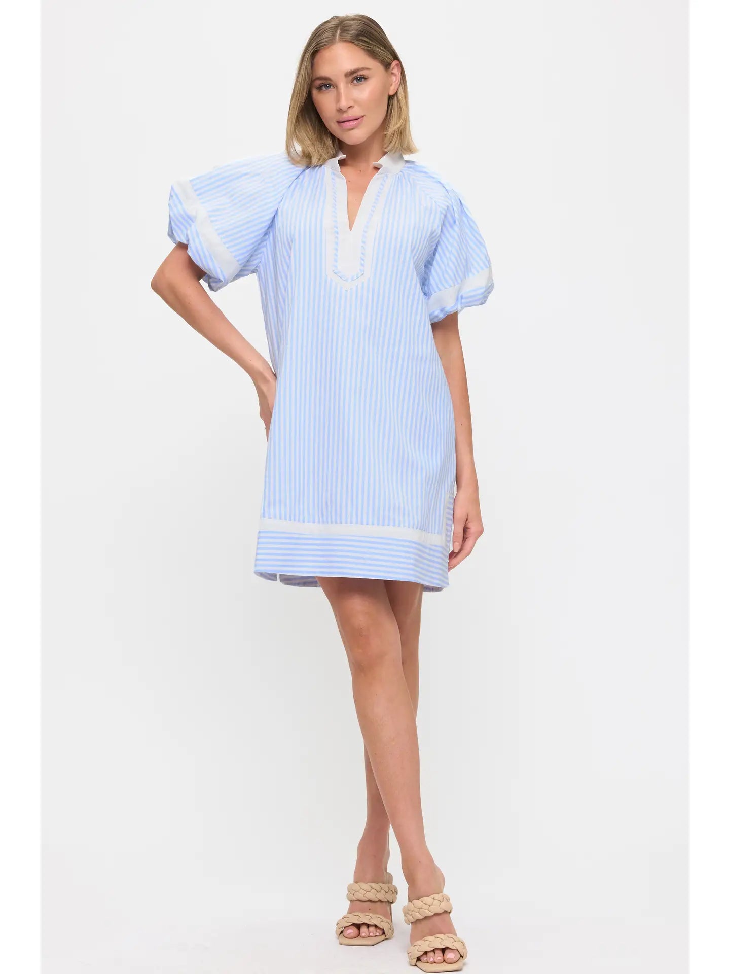 Catalina Linen Tunic Dress