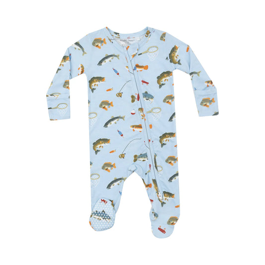 Angel Dear - Zipper Footie - Fish