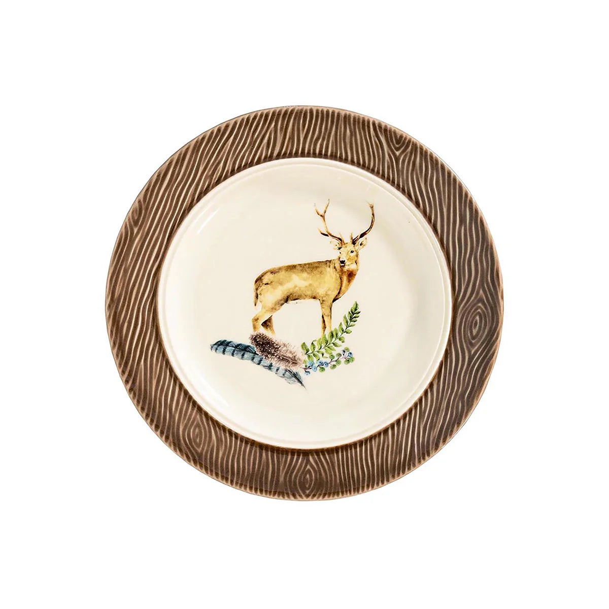 Forest Walk Stag Cocktail Plate