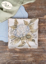 Large Square Hydrangea Platter
