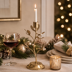 Mistletoe Candleholder  12 inches