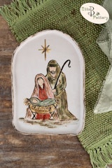 At the Manger Plate