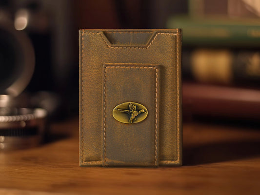 Mallard Vintage Leather Magnetic Front Pocket Wallet