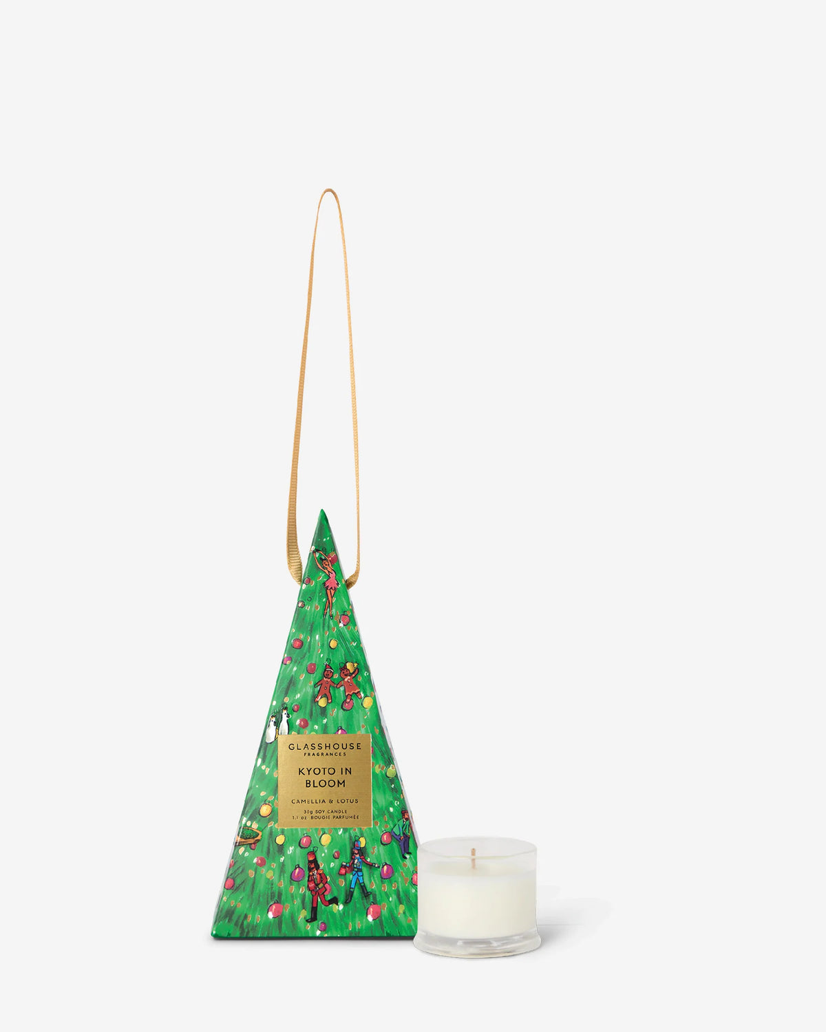 Christmas Bauble Candle  Kyoko in Bloom
