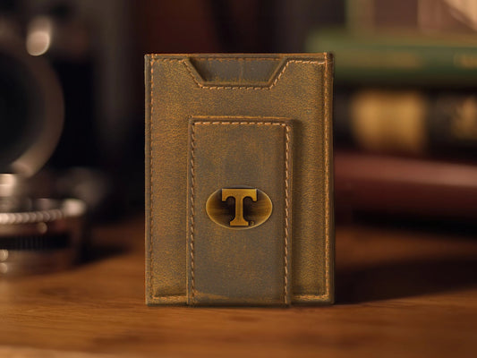 Tennessee Vintage Leather Magnetic Front Pocket Wallet