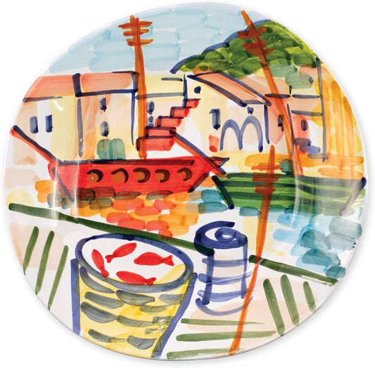 Vietri Portofino Shallow Serving Bowl
