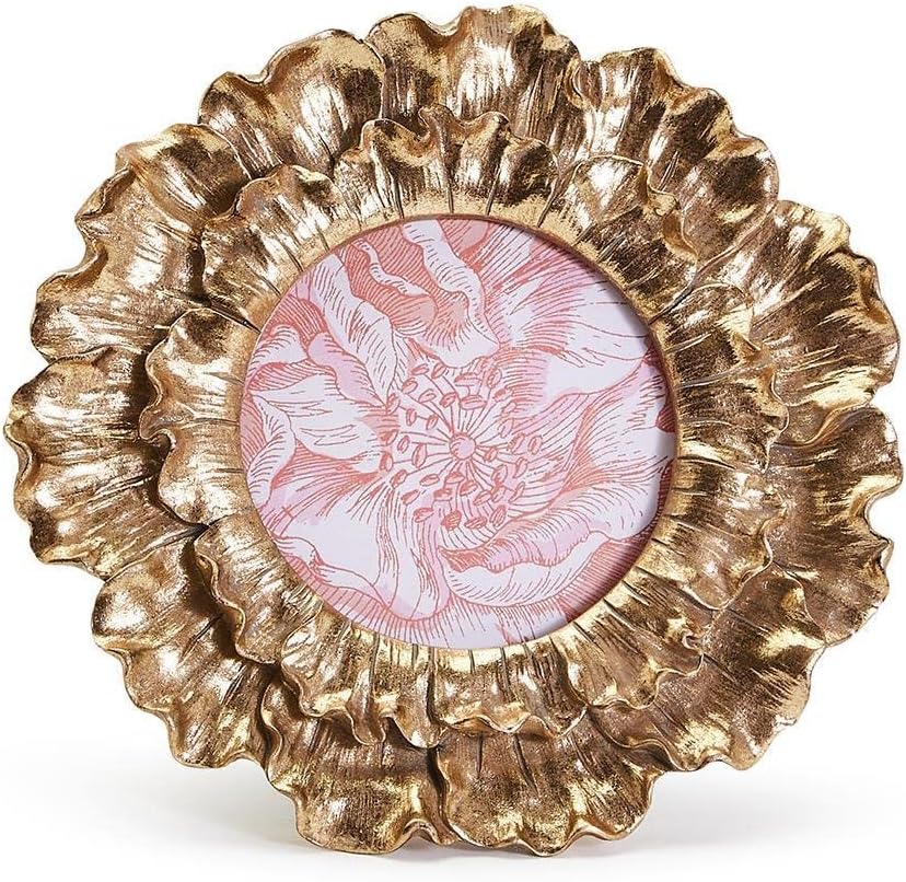 Photo Frame - Fleur D'Or 4" x 4" Golden Flower
