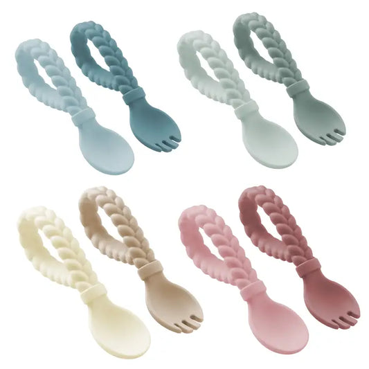 Sweetie Spoon and Fork- Blue
