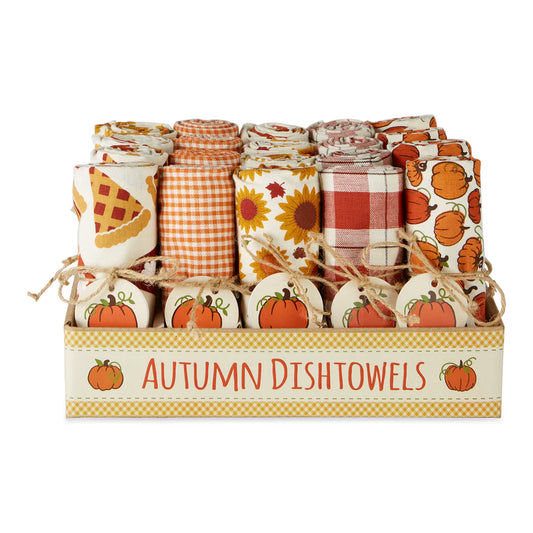 Pumpkin Spice Assorted Dish Towels