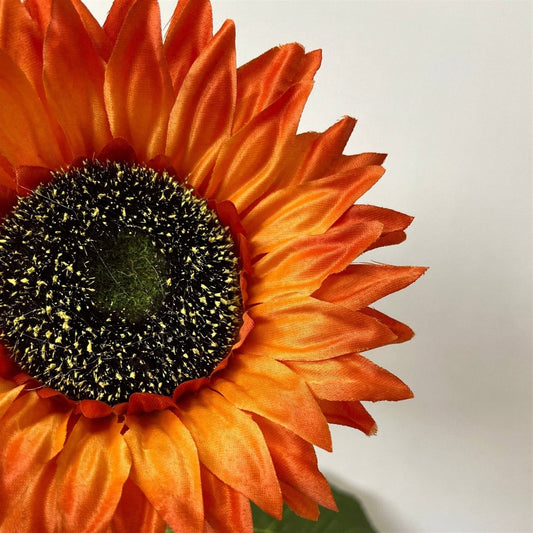 Sunflower Stem 26" - Orange