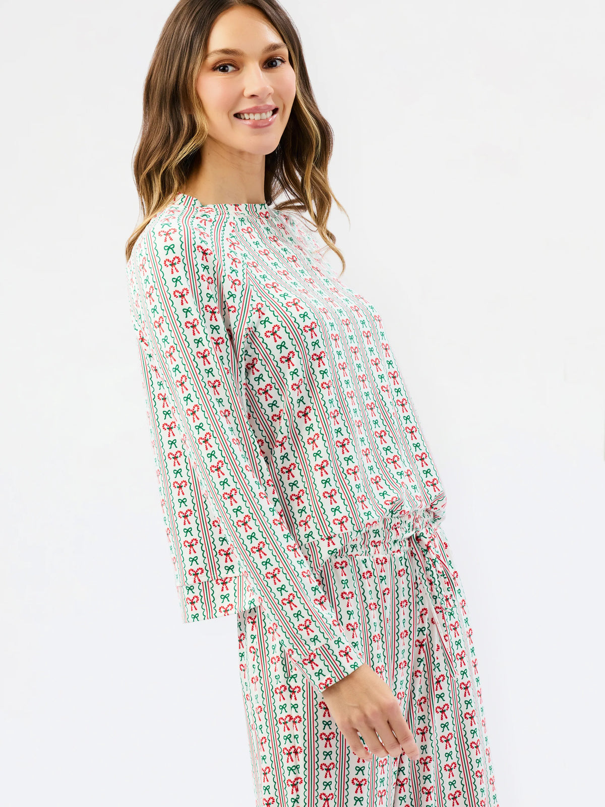 Women's Annie Pajama Set - Peppermint Twist