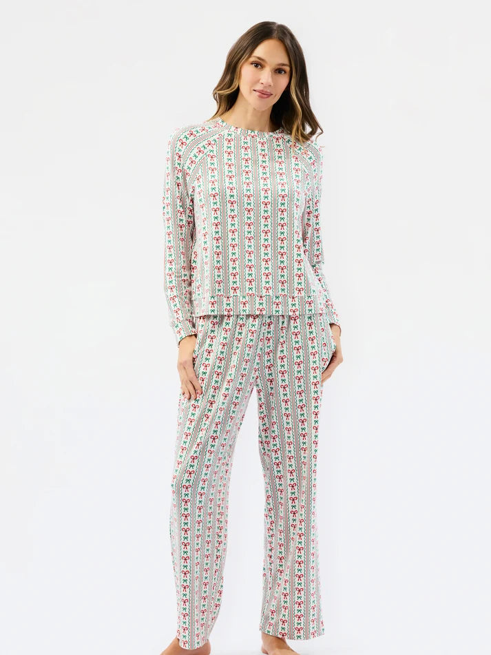 Women's Annie Pajama Set - Peppermint Twist