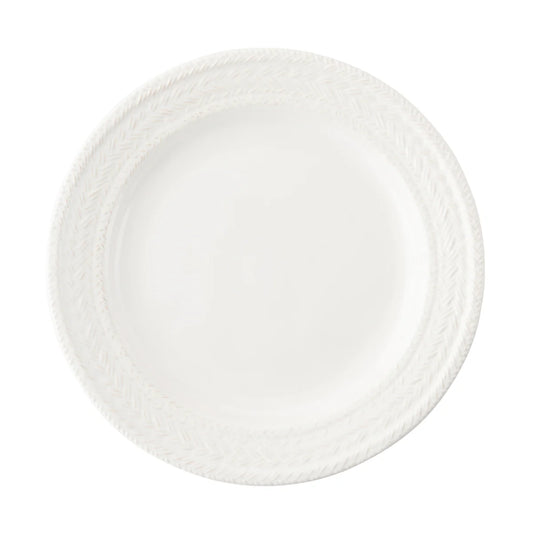 Le Panier Dinner Plate  Whitewash