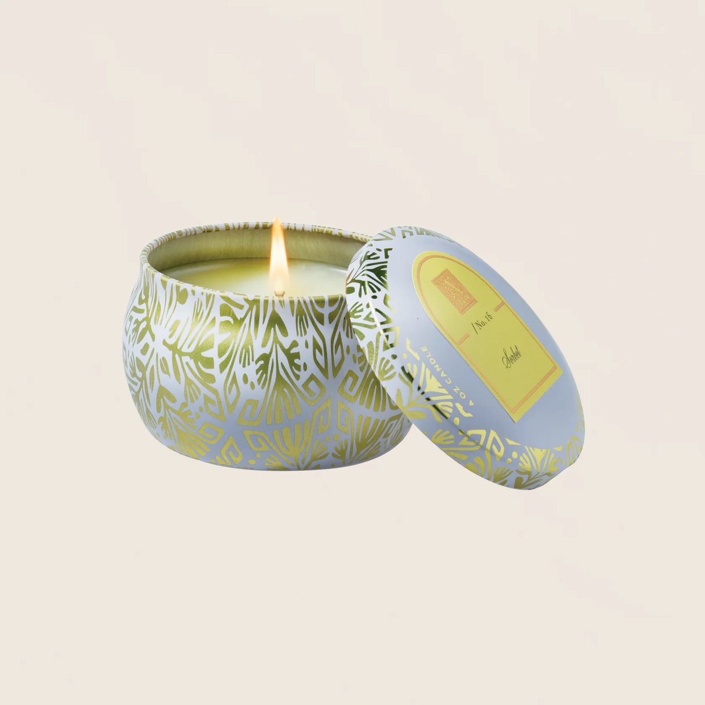 Sorbet - Printed Travel Tin Candle