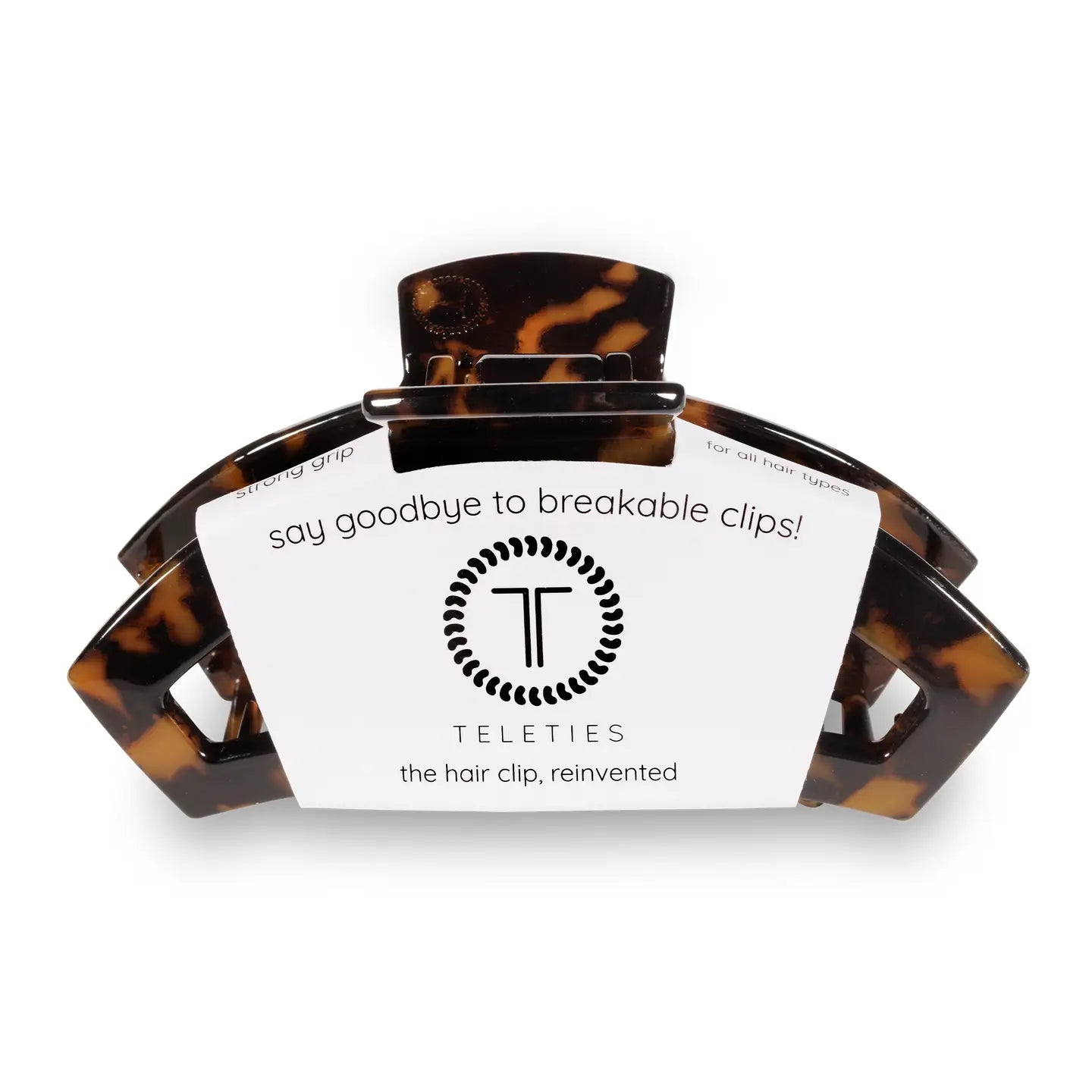 Open Hair Clip | Large | Tortoise