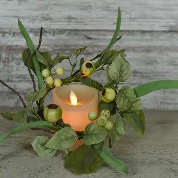 Berry Herb 4.5in Candle Ring