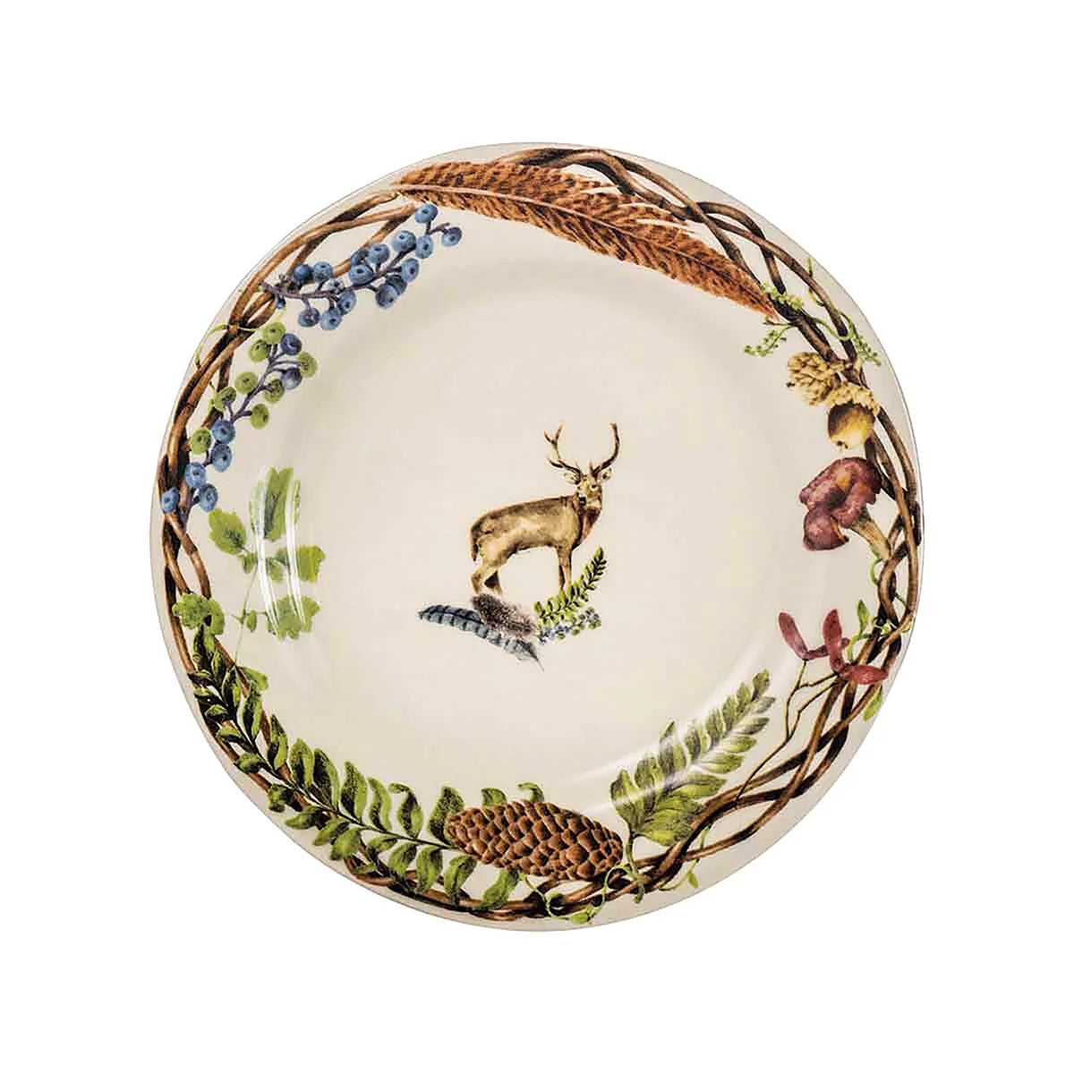 Forest Walk Stag Salad/Dessert Plate