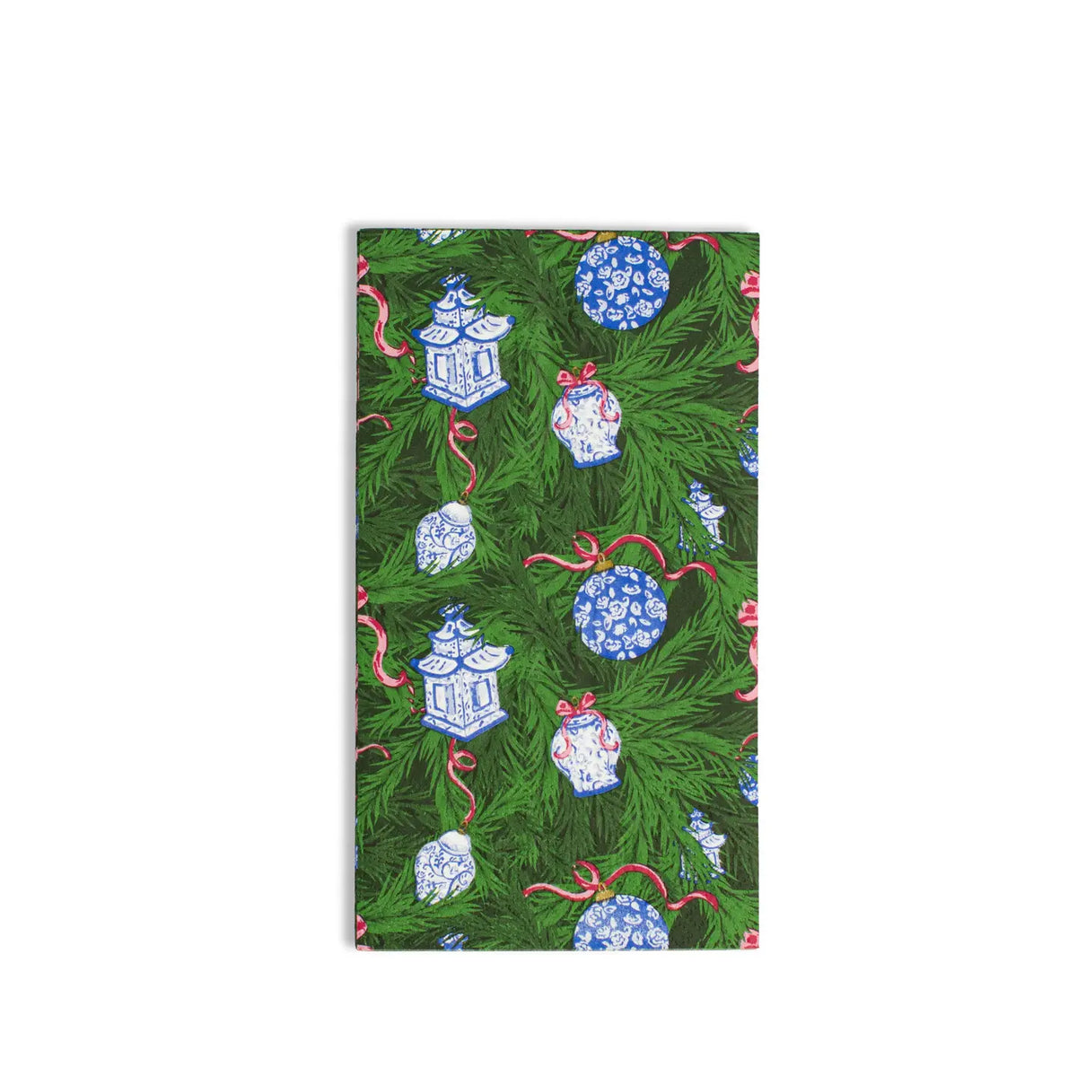 Spruce It Up Guest Napkins Green/Multi 4.25x7.75