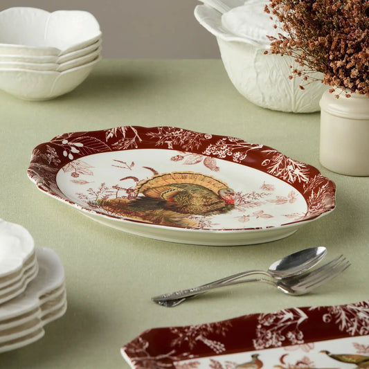 Pheasant Grove Oval Platter