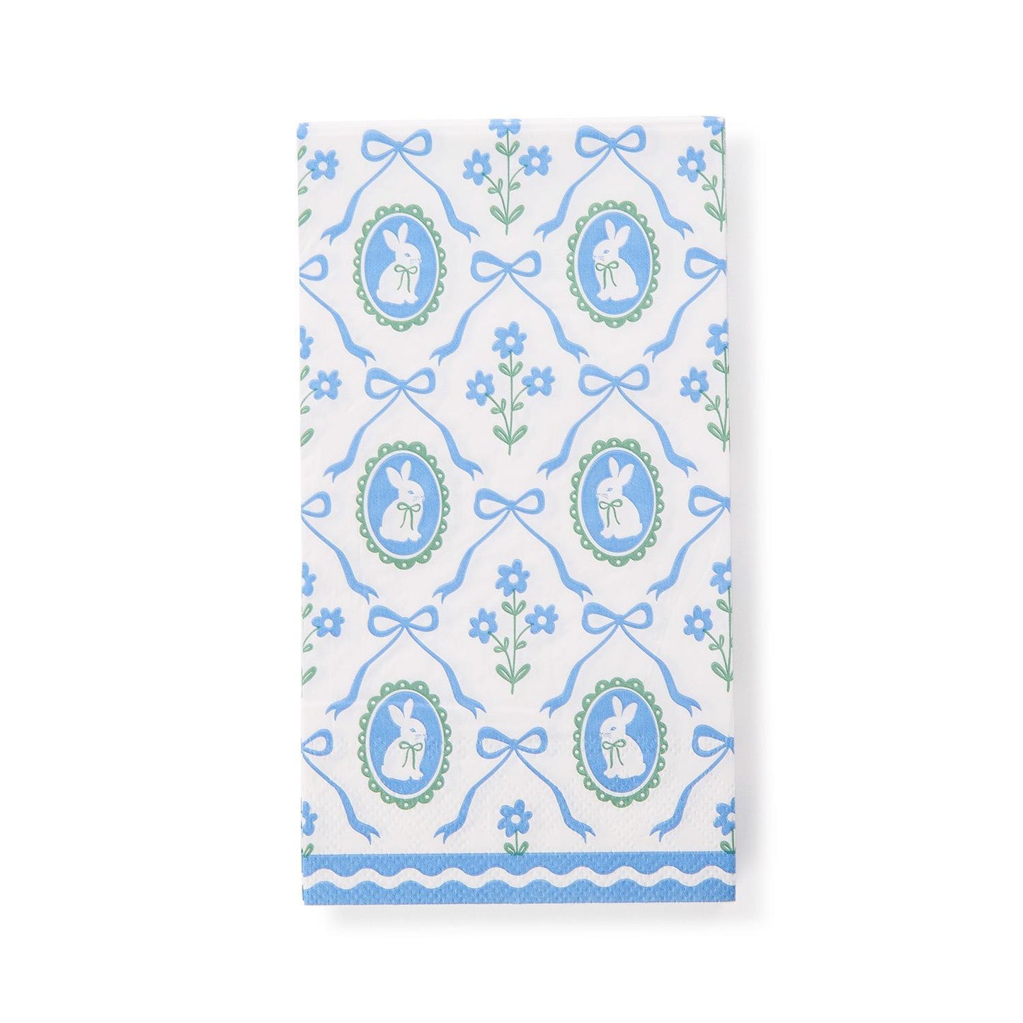 Bunnies and Bows 3-Ply Paper Dinner Napkin / Guest Towel