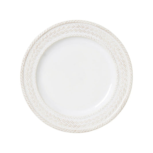 Le Panier Salad Plate  Whitewash