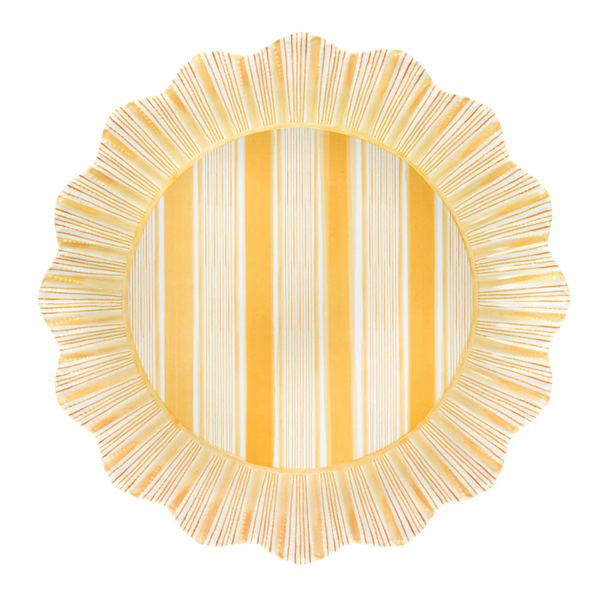 Cabana Stripe Melamine Dinner Plate