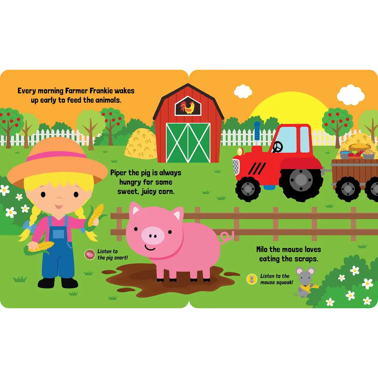 On the Farm: Sound Book By