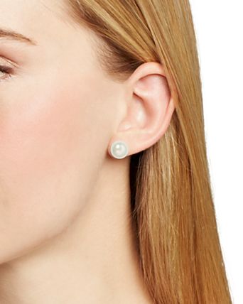 Medium Pearl Stud Earrings