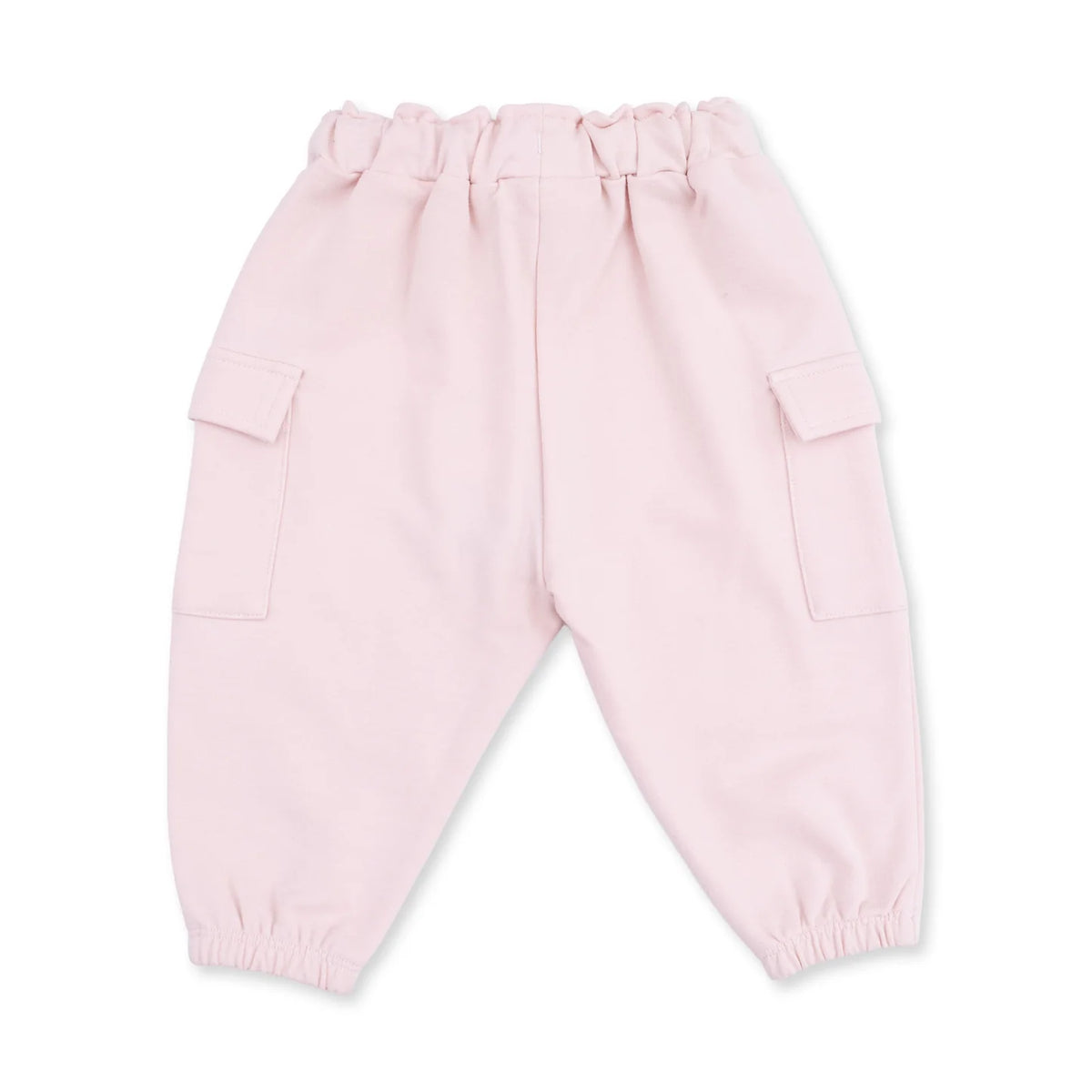 Solid Veiled Pink Fashion Cargo Pants