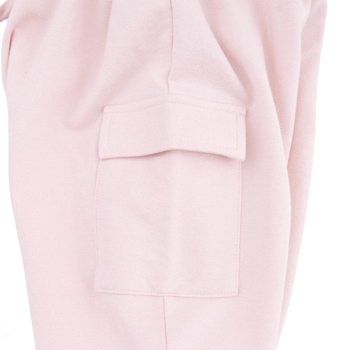 Solid Veiled Pink Fashion Cargo Pants