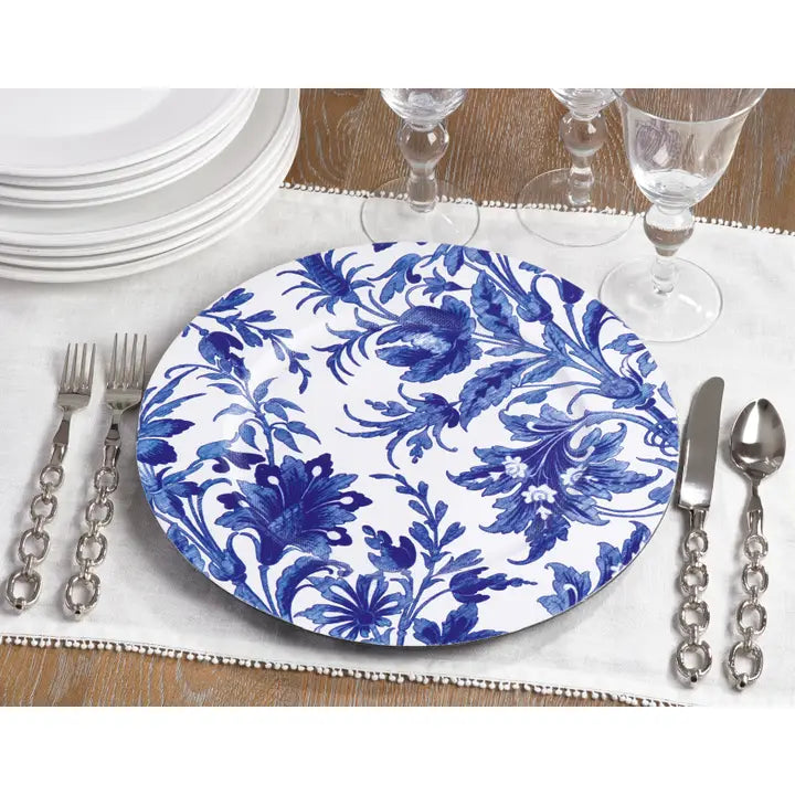 Floral Print Charger