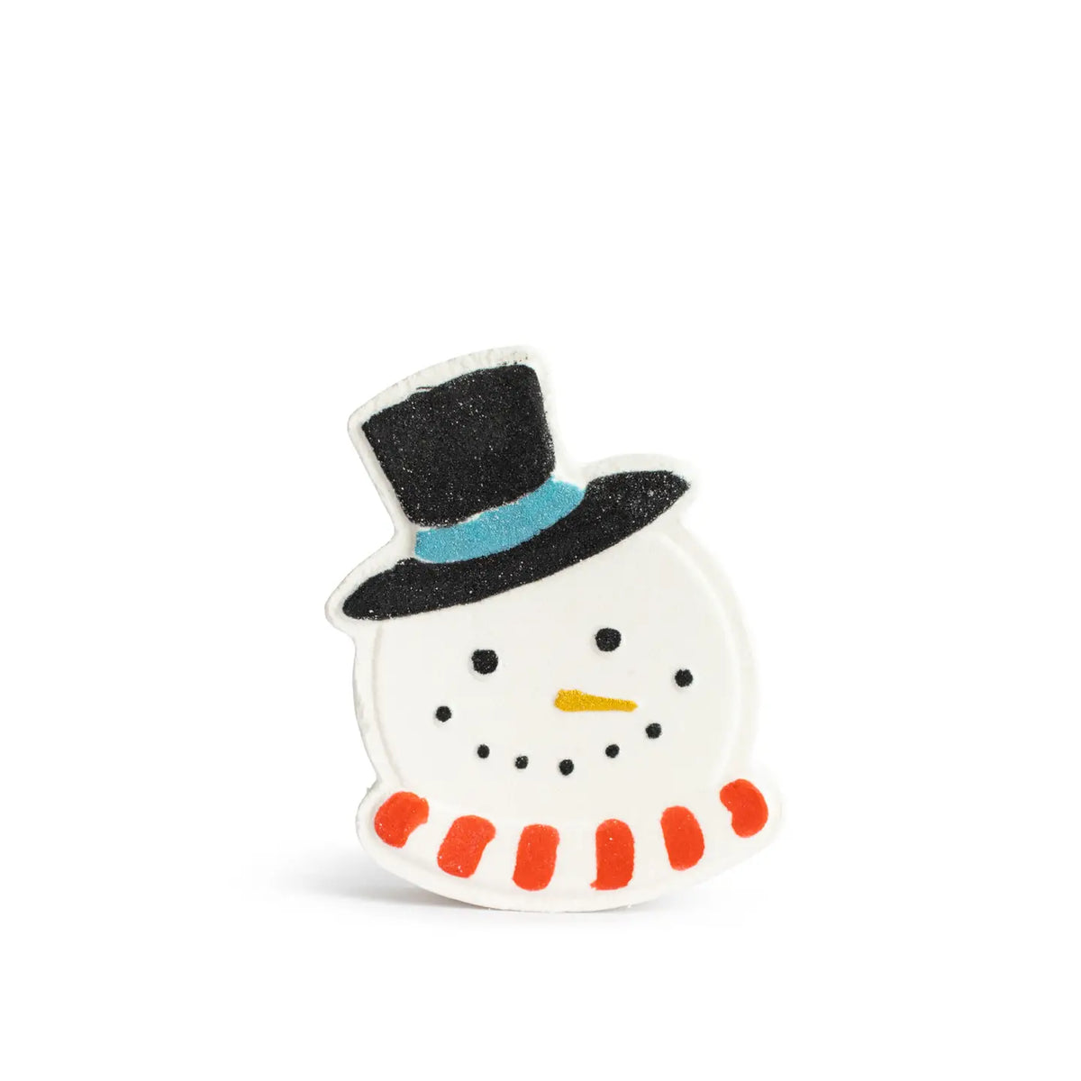Snowman Bath Fizzer Sugar Plum Scented White/Multi 2.5x4x1.5