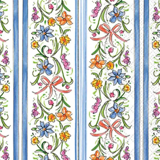 Easter Stripes cocktail napkins