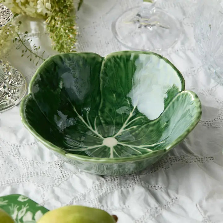 Le Jardin Cabbage 3-D Cereal Bowl 7x7x2.5 16