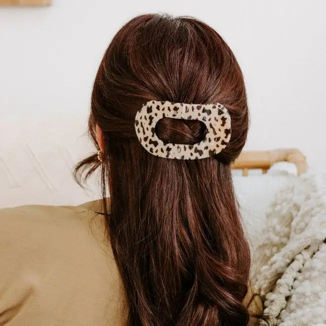 Blonde Tortoise Hair Clip-Large
