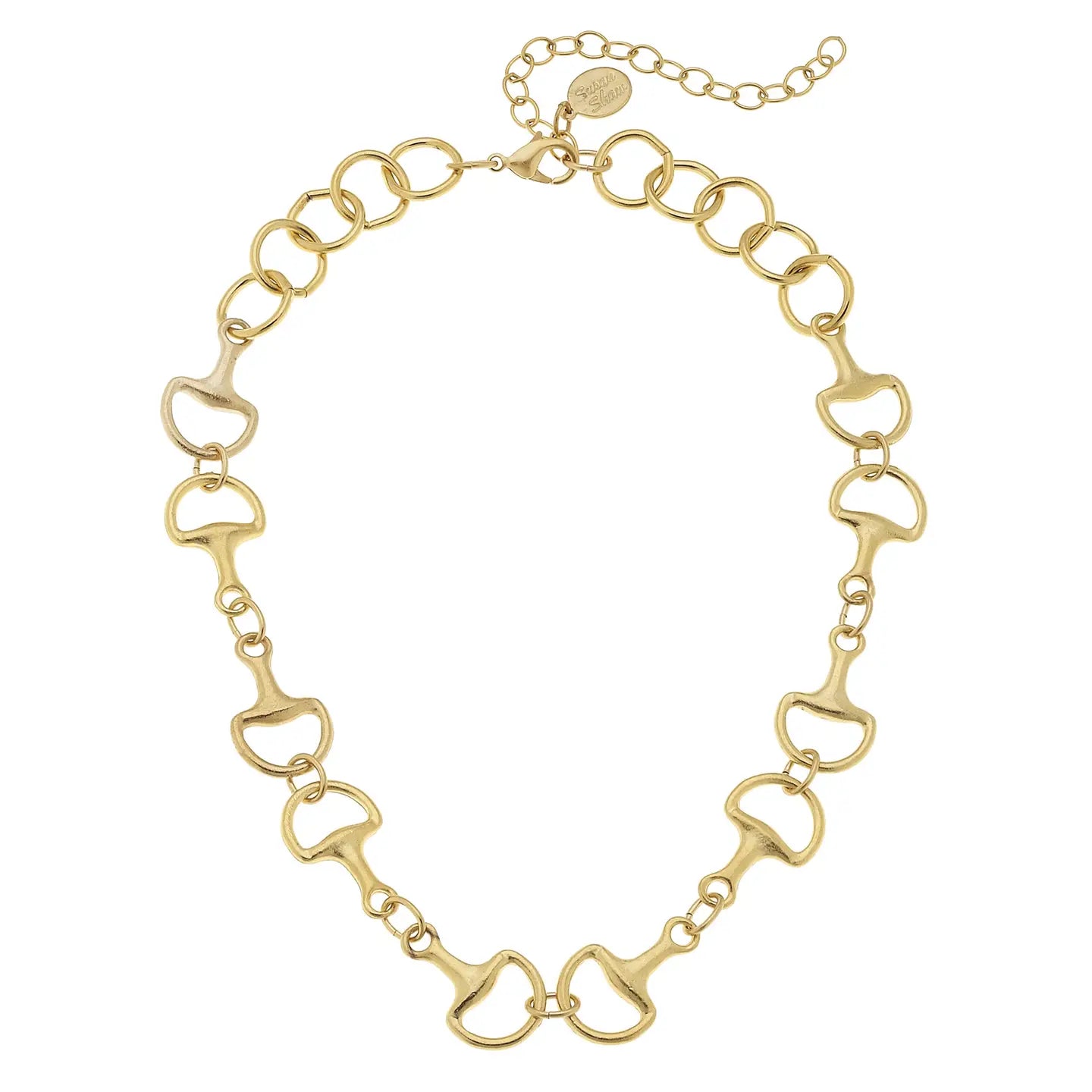 Susan Shaw Gold Horse Bit Necklace 3547G