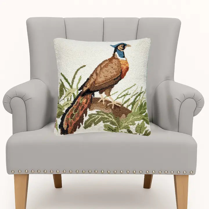 Pheasant Foliage Hook Pillow