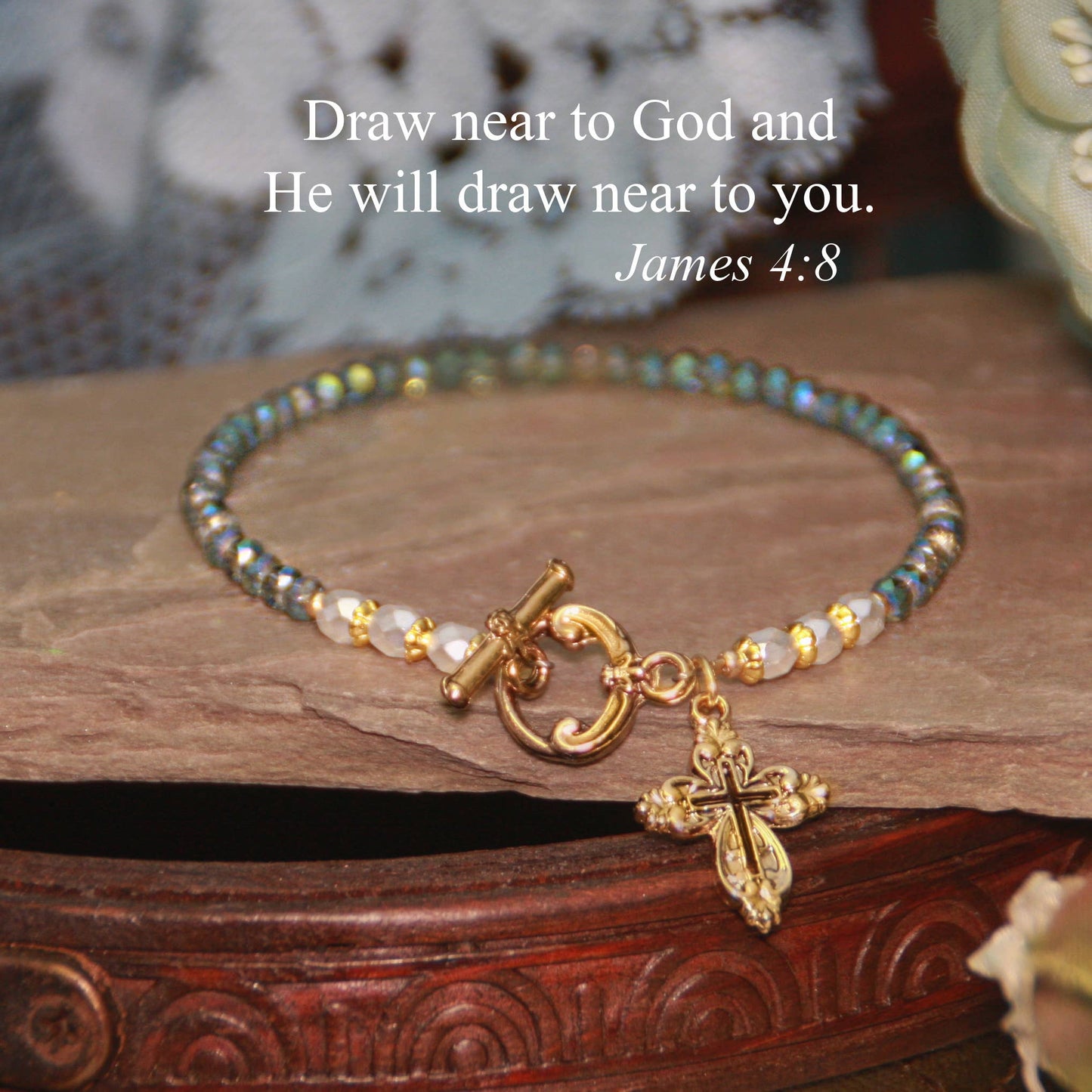 Draw near to God Prayer Scripture Jewelry