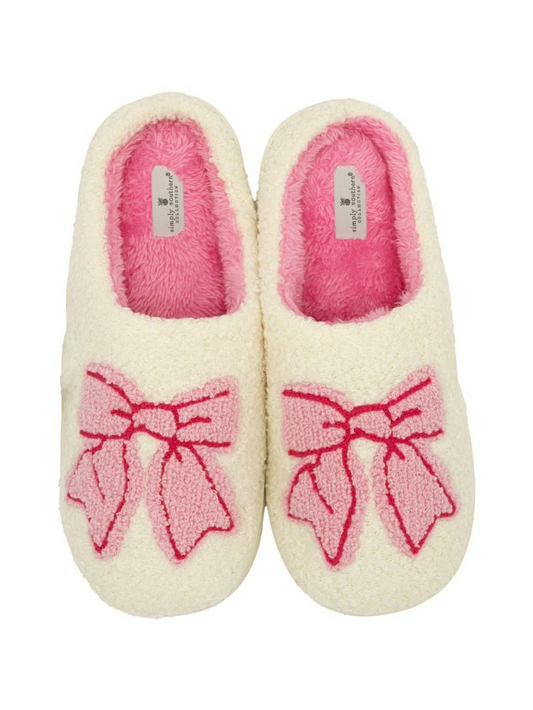 Bow House Slippers